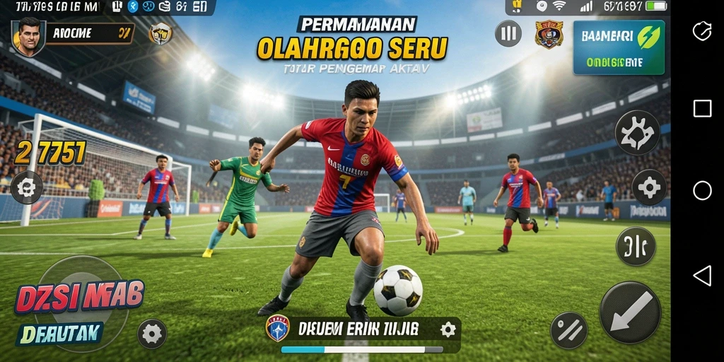 Gameplay menarik dengan fitur kompetisi olahraga yang seru.