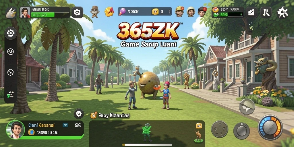 Tampilan gameplay seru dan menarik dari 365ZK.