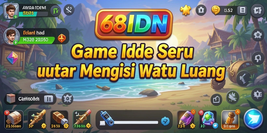 Tampilan menarik dari gameplay Idle di 68IDN.