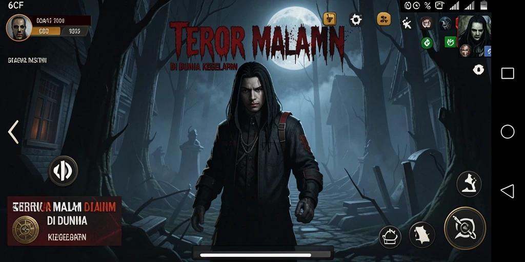 Tampilan gameplay menegangkan di dunia gelap 6CF.
