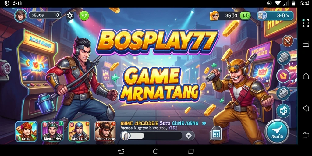 Tampilan gameplay BOSPLAY77 yang mengasyikkan dan penuh warna.