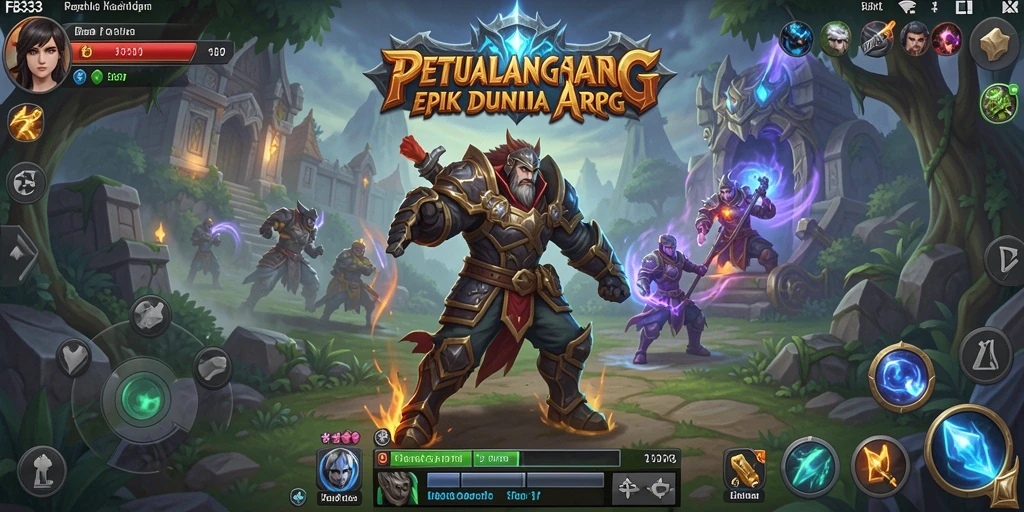 Screenshot gameplay FB333 menampilkan aksi petualangan di dunia ARPG.