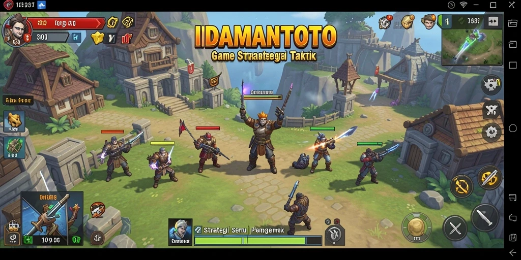 Tangkapan layar permainan <strong>IDAMANTOTO</strong> menunjukkan aksi strategi yang mendebarkan.