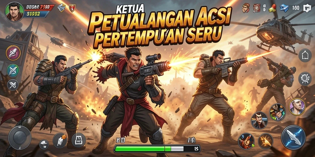 Tampilan menarik saat beraksi dalam permainan KETUA.