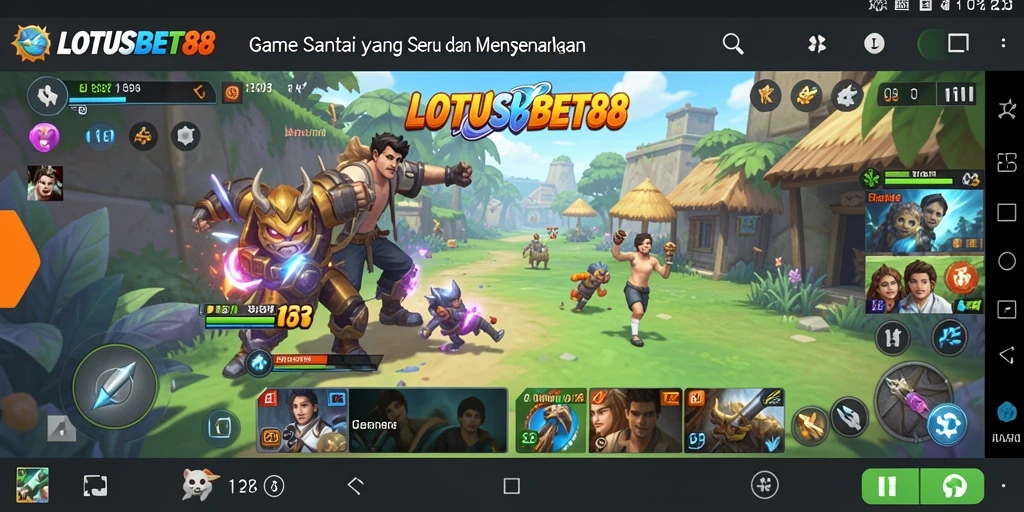 Tampilan menarik dari gameplay LOTUSBET88 yang mengasyikkan.