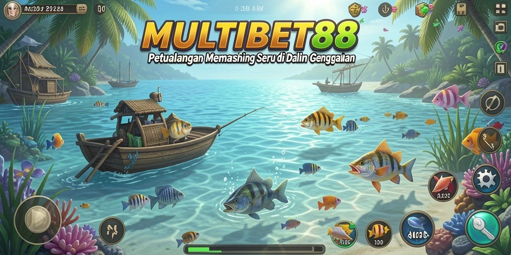 Tangkapan ikan beragam dalam gameplay MULTIBET88 yang seru.