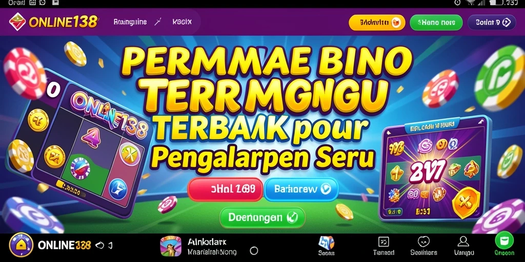 Screenshot menunjukkan gameplay seru dan interaktif di ONLINE138.