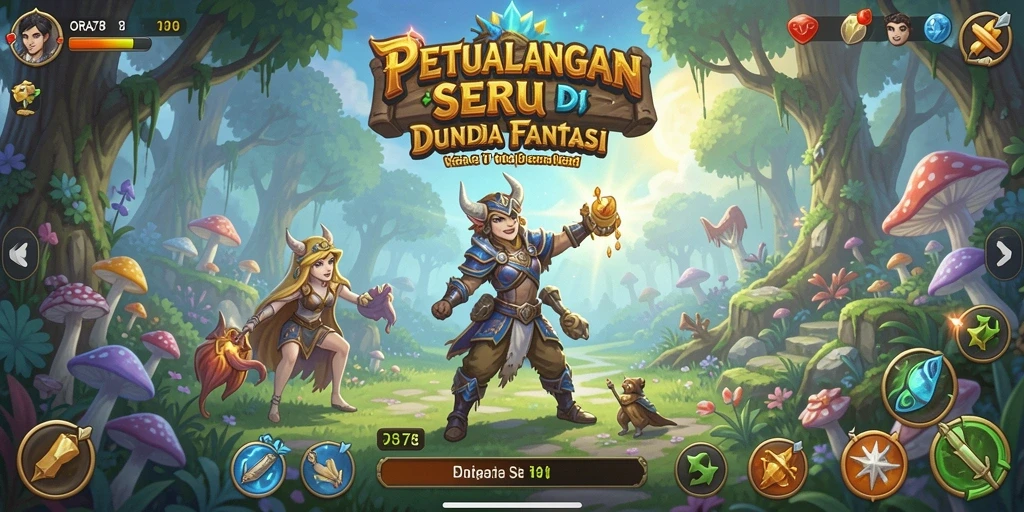 Gameplay seru ORA78 di dunia petualangan yang menakjubkan.