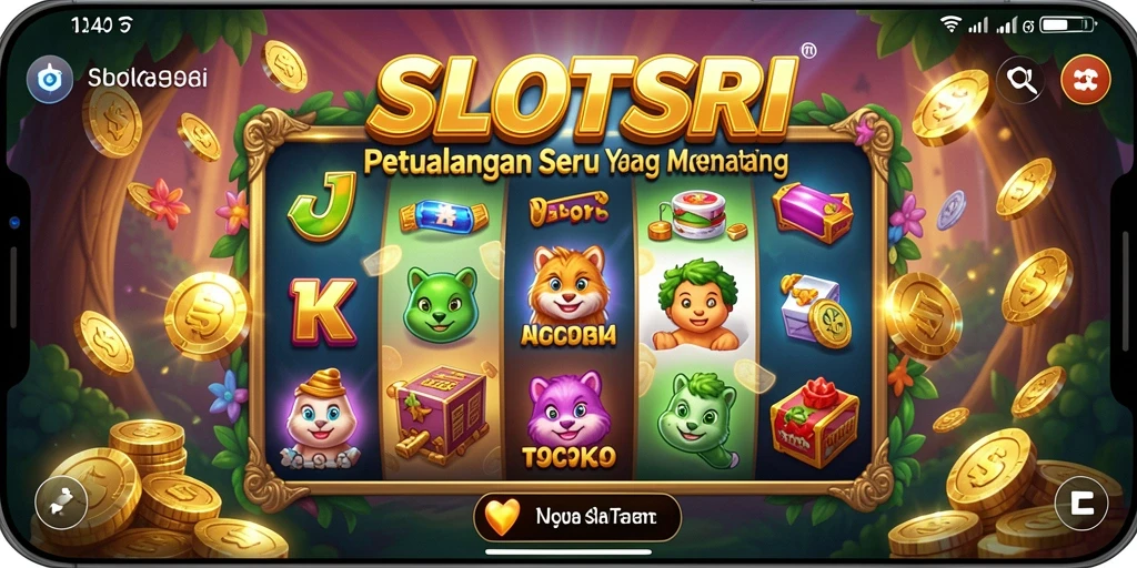 Screenshot utama SLOTSRI menampilkan aksi mendebarkan dalam petualangan.